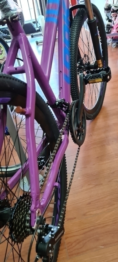 BICICLETA MOUNTAIN BIKE DAMA ALUMINIO LOOK MOOVE RODADO 26 SHIMANO 21  VELOCIDADES SUSPENSION