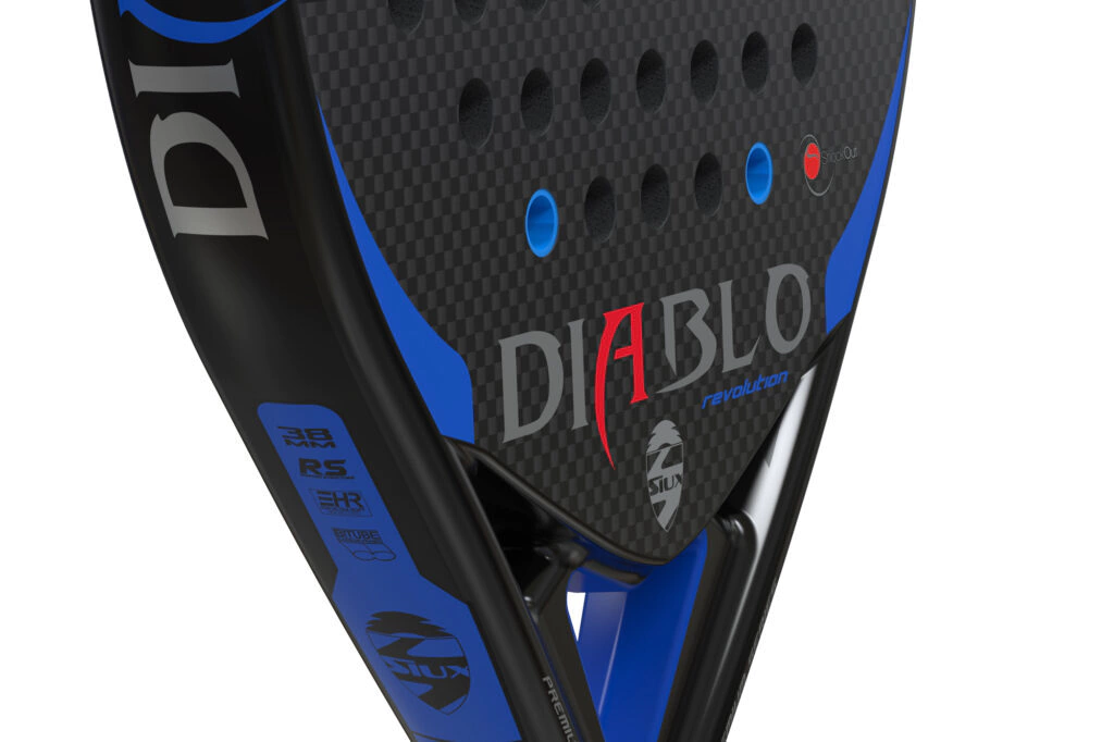Paleta Padel Siux Diablo Revolution 3K Paddle Eva Soft Azul