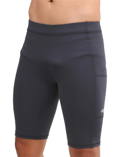 SHORT COMPRESSÃO MASCULINO 15140 CINZA ALCACUZ COM PROTEÇÃO UV