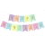 Banderines Happy Birthday Colores Pastel - comprar online