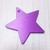 Etiquetas para colgar en forma de estrella - Púrpura. Paquete x 12 unidades. - Ohlalá Celebraciones