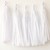 Pompones de Flecos en Papel Seda Blanco. 35 cms de largo. Paquete x 5 unidades - Ohlalá Celebraciones