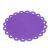 Posavasos Morado en Forma de Flor. 8 unidades - comprar online