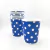 Vasos de Cartón Puntos Blancos sobre Azul Rey. 8 unidades - comprar online