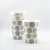 Vasos de Cartón Polka Gris sobre Blanco. 8 unidades - comprar online