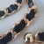 Cinturón cadena negro y dorado - tienda online