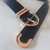 cinturón clásico negro y oro - Mio Zapatos: Colección Primavera Verano 2023