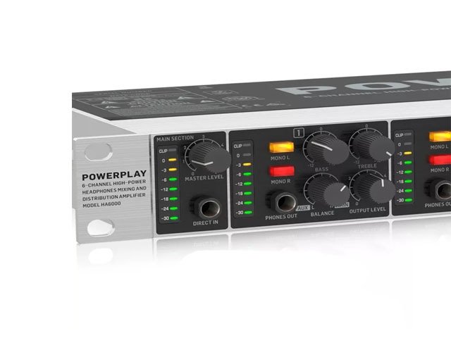 Amplificador para Fones de Ouvido Behnringer HA 6000