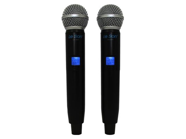 Microfone sem fio Leson LSX02 PLL - Ponto Eletrônico