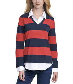 Sweater Tommy Hilfiger Listras / Camisa - TH4047 - Tamanho P