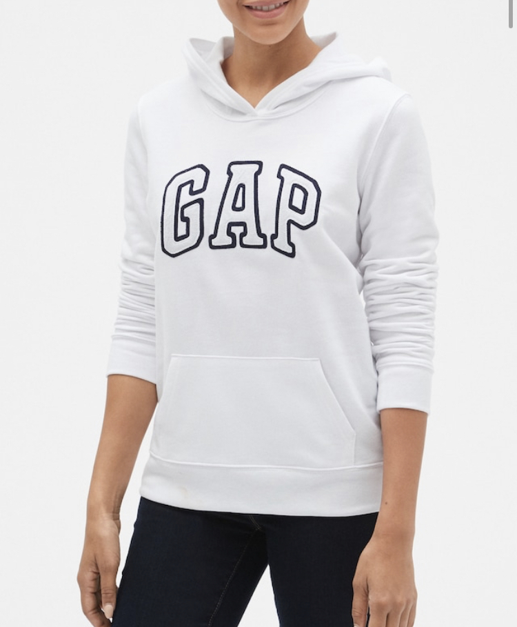 Moletom Gap Logo Hoodie Branco -GAP0346 - Tamanho G