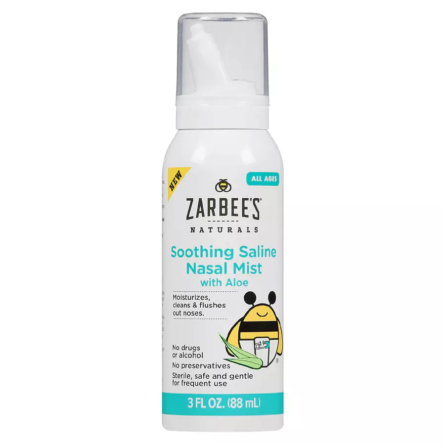 Spray Nasal Infantil Zarbee's Naturals Com vitamina Aloe 88 ml