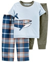 Pijama Carter's 3 peças "Shark" - 2K480110- Tamanho 4 anos