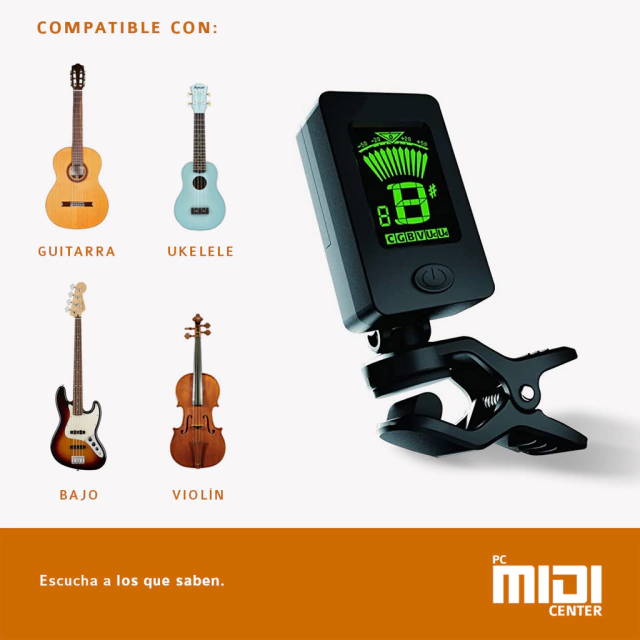 Afinador Digital Midiplus Guitarra Ukelele