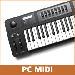 MIDIPLUS BK492 TECLADO MIDI USB 4 OCTAVAS SENSITIVO LCD