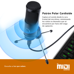 Microfono Condenser Midiplus USB750 - comprar online