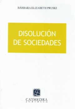 Disolución de Sociedades Pruski, Bárbara E.