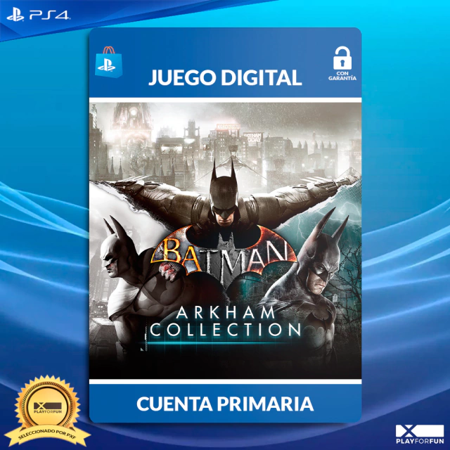 BATMAN ARKHAM COLLECTION - PS4 DIGITAL - Play For Fun