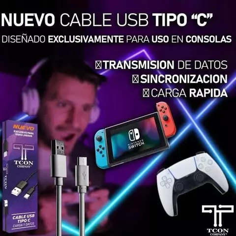 CABLE USB TIPO C PS5
