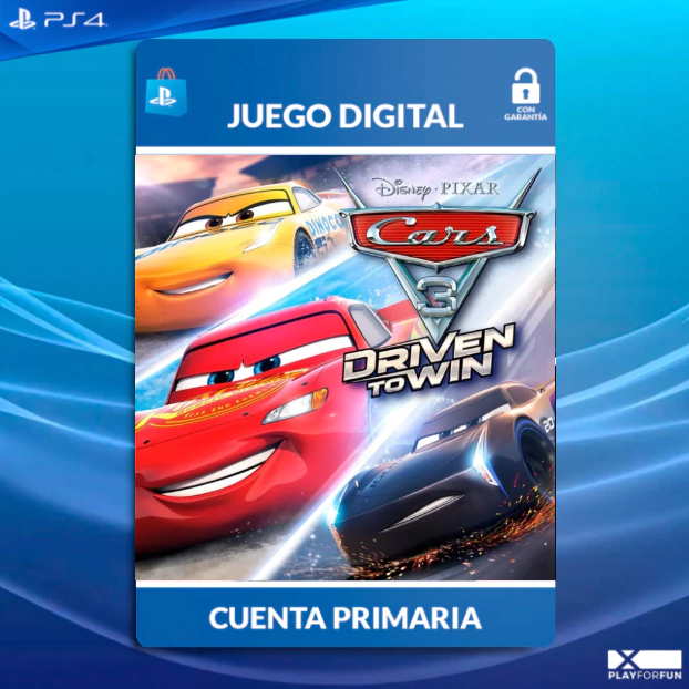 CARS 3: DRIVEN TO WIN - PS4 DIGITAL - Play For Fun