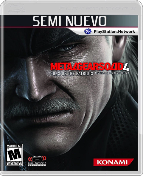 METAL GEAR SOLID 4 - PS3 SEMI NUEVO