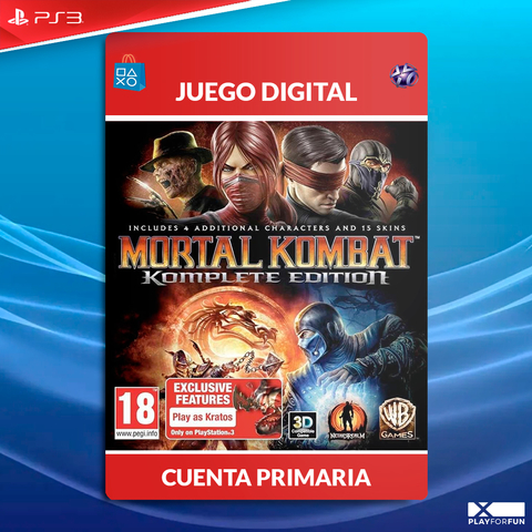 MORTAL KOMBAT 9 KOMPLETE EDITION - PS3 DIGITAL
