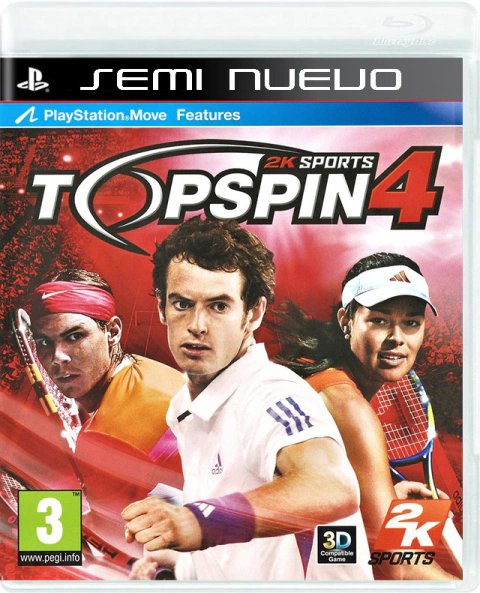 TOP SPIN 4 - PS3 SEMI NUEVO