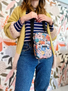 Carterita Midi Botánica Vintage Crema en internet