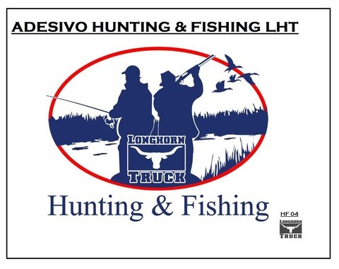 ADESIVO HUNTING & FISHING
