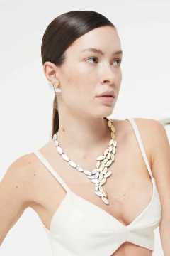 Aros Emma Small - Plata y Oro - comprar online