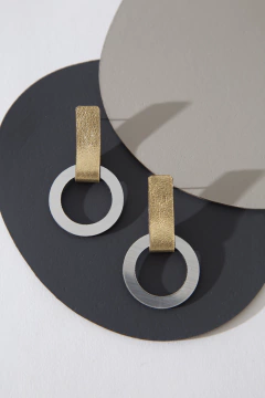 Aros Mies Circle Small - Oro - comprar online