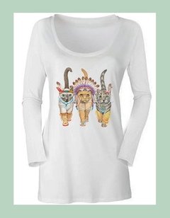 Remera Femenina Manga Larga | Diseño 5026