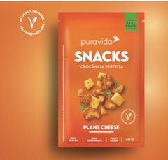 Snack Plant Cheese - Snack de castanha de caju - Cx 8 sachês 40g - Pura Vida - PuraSaude.com.br 
