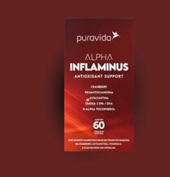 Alpha Inflaminus - Antioxidante Support - 60 caps- Pura Vida - PuraSaude.com.br 