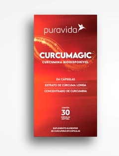 Curcumagic - 130mg de Cúrcuma biodisponível - 30cáp Puravida