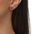 Brinco Ear Cuff 3 Gotas Coloridas Folheado A Ouro - comprar online