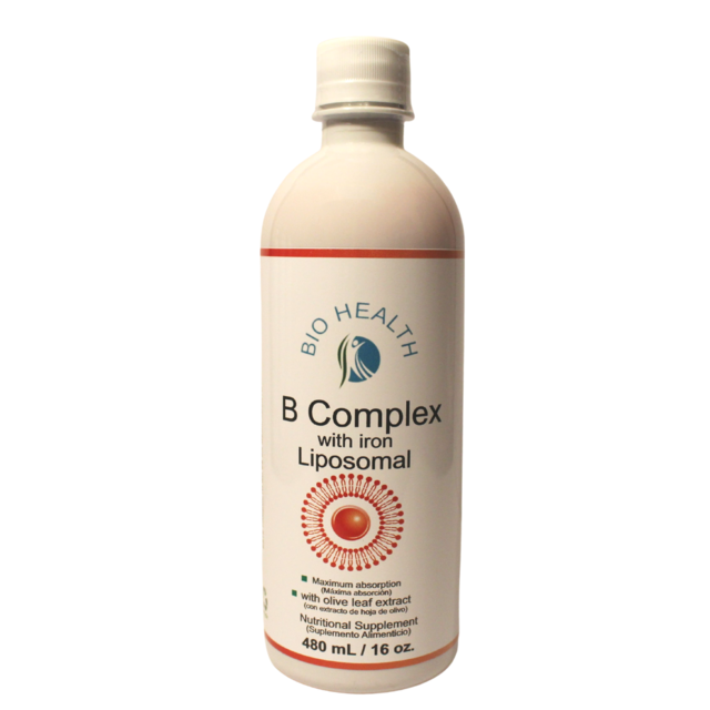 B COMPLEX CON HIERRO LIPOSOMAL 480ml Mundo Natural