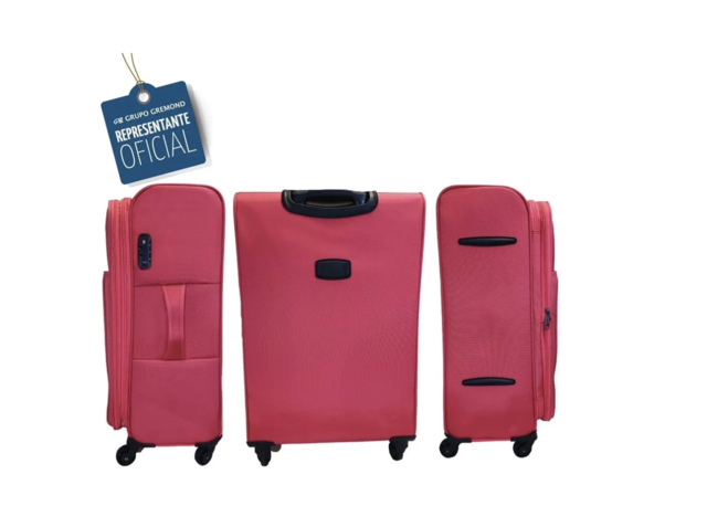 Valija cabina Rosenthal rosa - La Nueve Equipajes