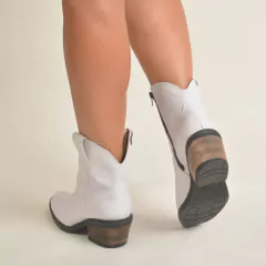 Texana Bordada Blanco - PRANA Zapatos