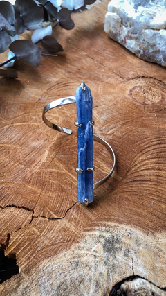 Bracelete Zee de Cianita Azul - Guria Carioca