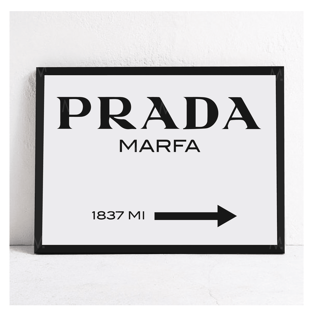 Prada Marfa - Multicuadros - Moda en tu pared