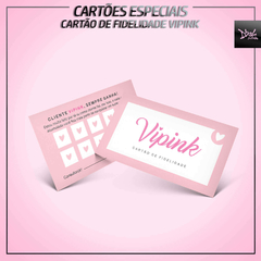 Cartão Fidelidade Cliente VIPink - DSBR018