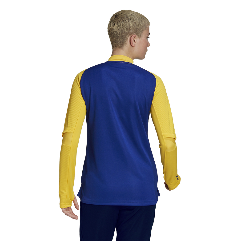 BUZO ADIDAS MUJER DE ENTRENAMIENTO BOCA JUNIORS (GL7510)