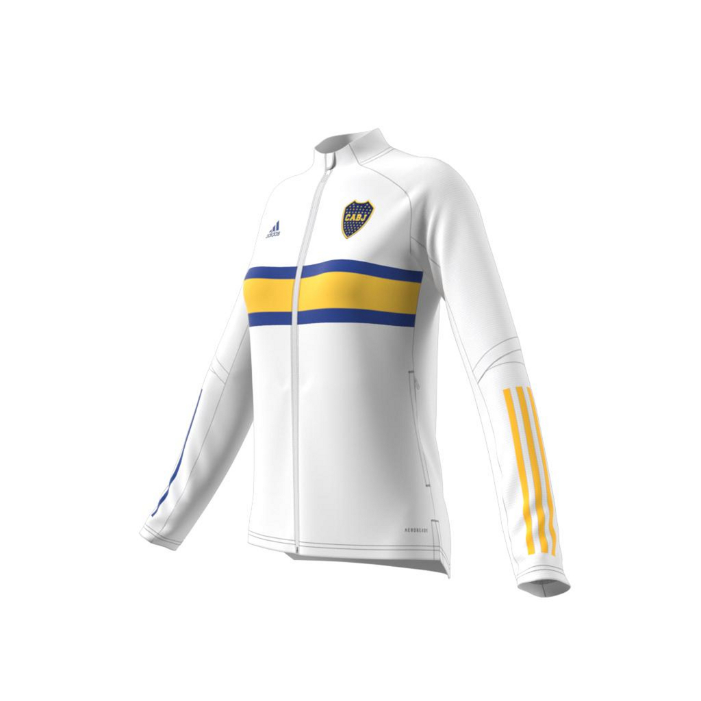 CAMPERA MUJER ADIDAS BOCA JUNIORS 3 TIRAS (GL7532)