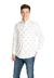 Camisa Corte Ejecutivo Blanca flores 1364/940