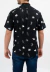 Camisa Corte Clasico Cuello Mao Negro Flores Blancas en internet