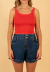 Musculosa Morley Miranda Rojo - comprar online