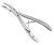 Pinzas gubia CLEVELAND 17 CM - KOHLER Alemana CALIDAD PREMIUM