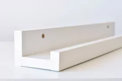 Estante de madera blanco (MDF)