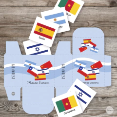 memotest imprimible banderas del mundo, juego paises, mundo, mundial, memotest party bundle